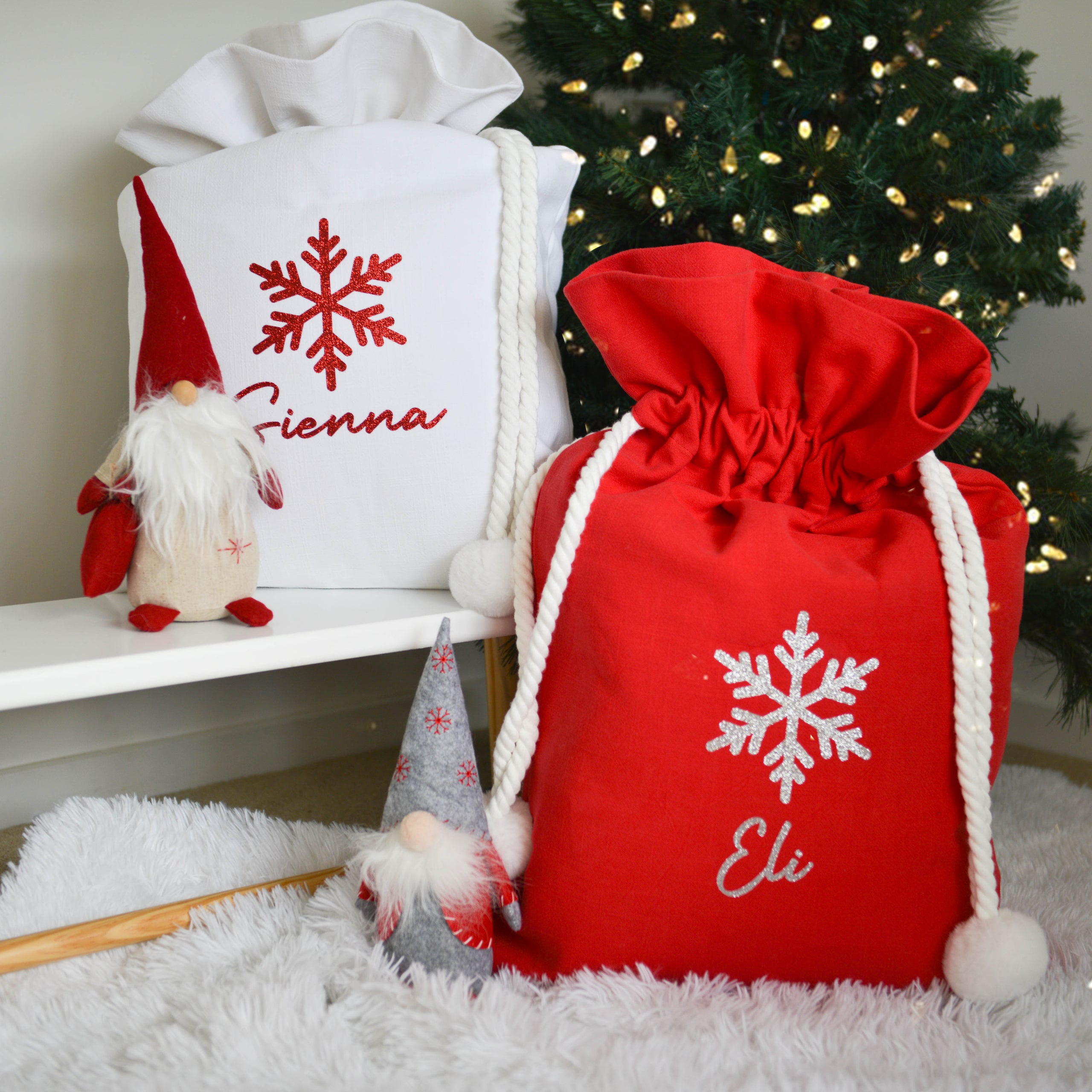 Large personalised 2025 santa sacks